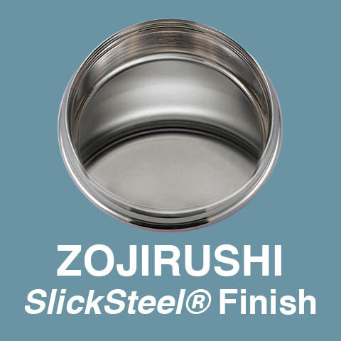 SlickSteel® polished stainless steel interior is easy to clean