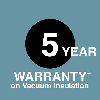 † Zojirushi America Corporation warrants only the thermal insulation of certain vacuum insulated products against defects for a period of five years from the date of original retail purchase. Product must be used within the US and Canada.