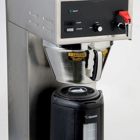 Fits under most commercial coffee brewing machine
