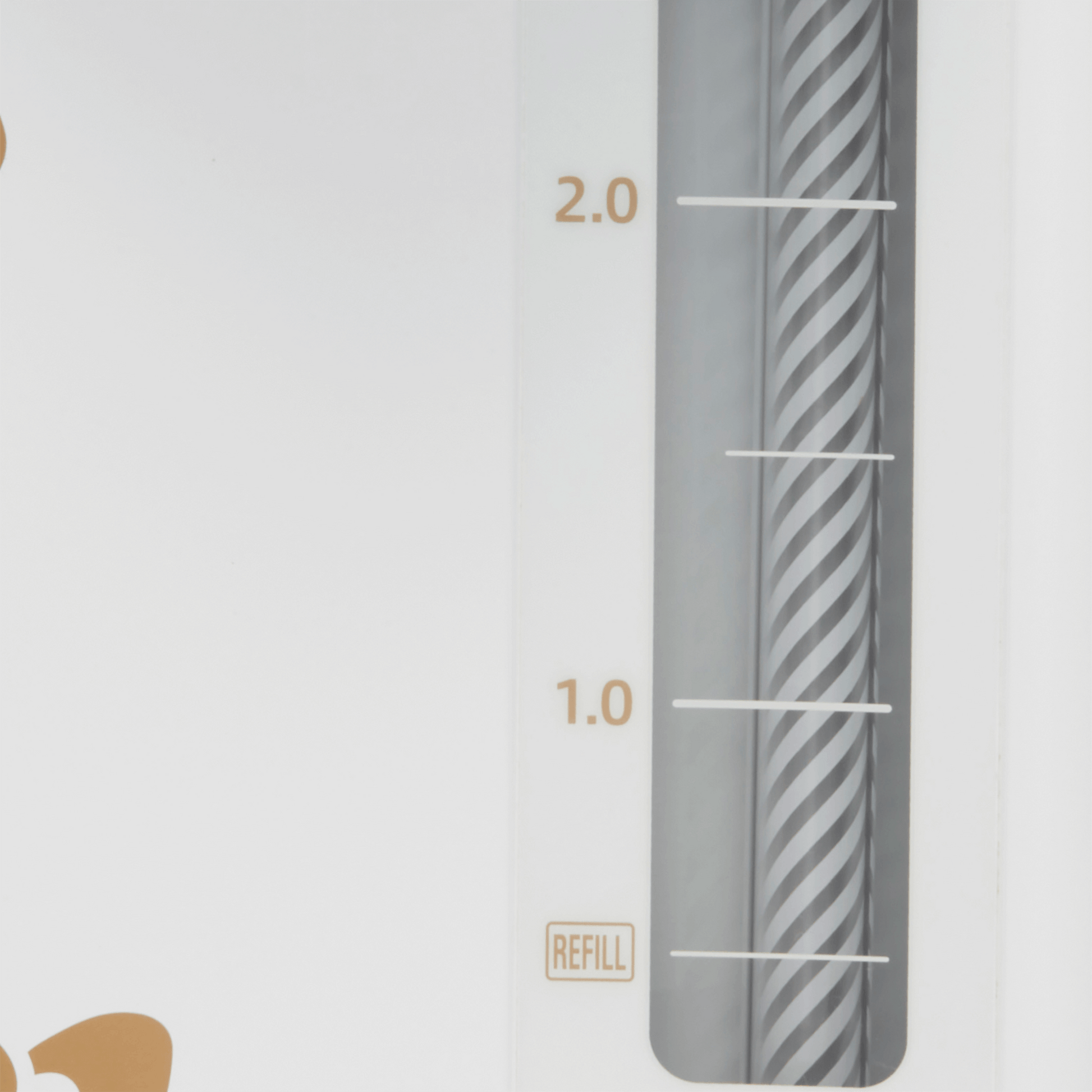 Easy-to-read wide window water level gauge