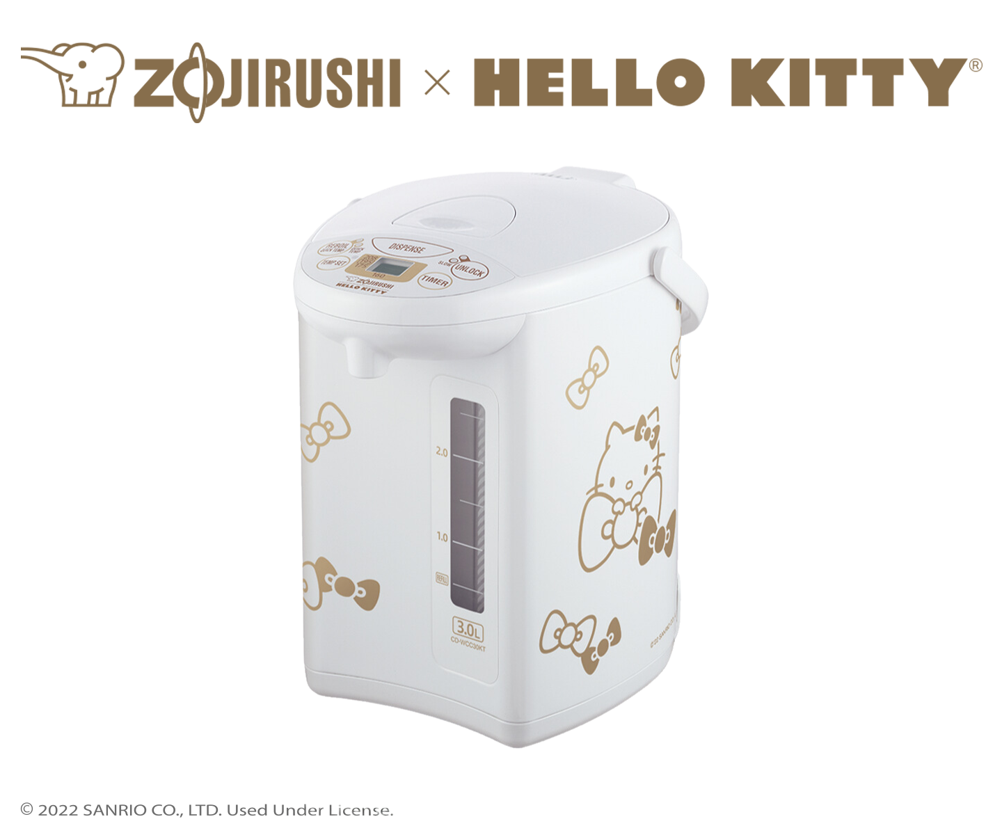 Zojirushi x Hello Kitty Micom Water Boiler & Warmer CD-WCC30KT