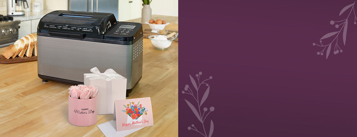 Mother's Day 2024 GWP - Free Petite Mother's Day Rose Box for any breadmaker purchase.