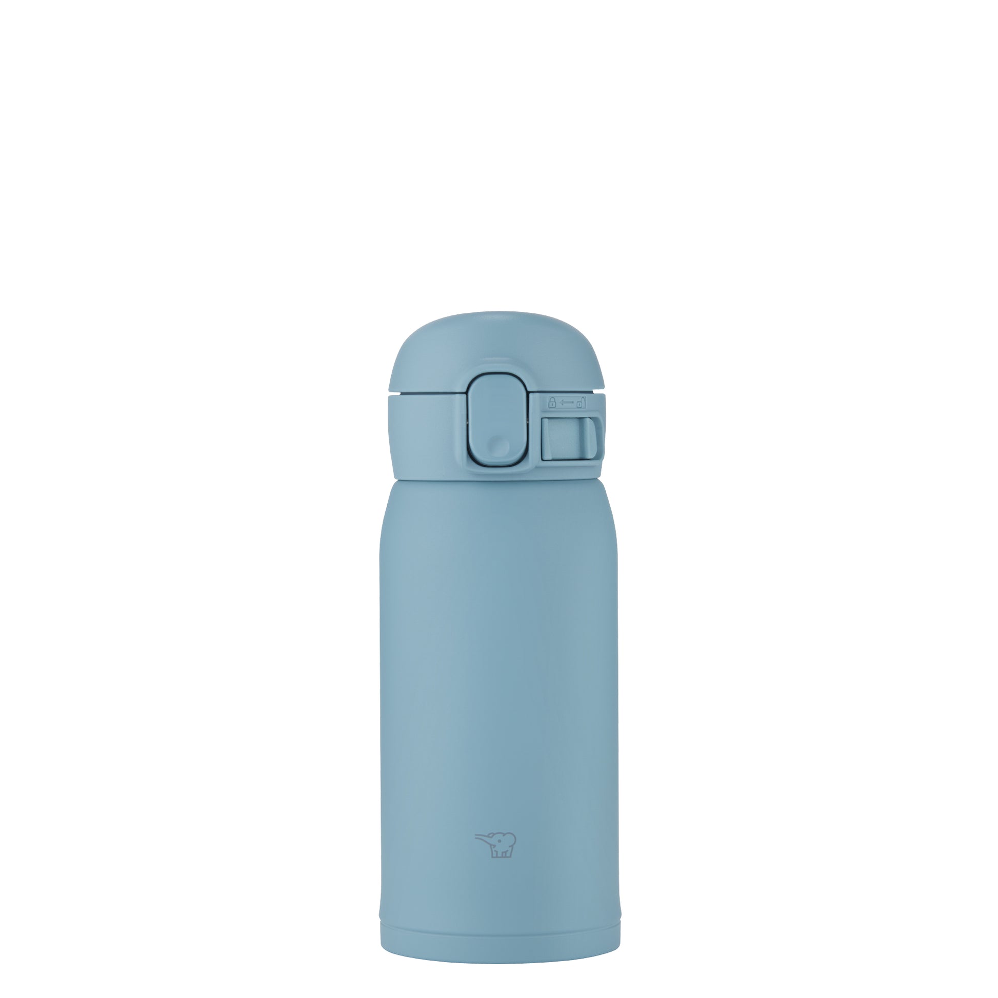 Zojirushi Sm-Wa36-Ya Water Bottle, One-Touch Stainless Steel Mug, Seamless, 1.2 fl oz (0.36 L), Lemon
