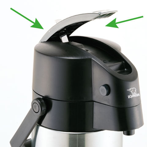 Lever style pump for quick and easy serving