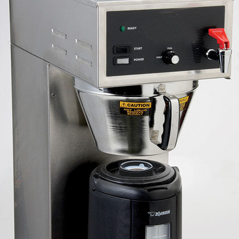Zojirushi Air Pot Stainless Steel Beverage Dispenser, Stainless Steel, 128 oz