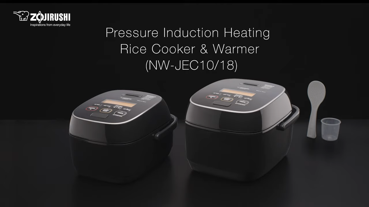 Pressure Induction Heating Rice Cooker & Warmer NW-JEC10/18 
