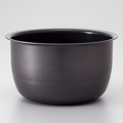Black thick spherical inner cooking pan
