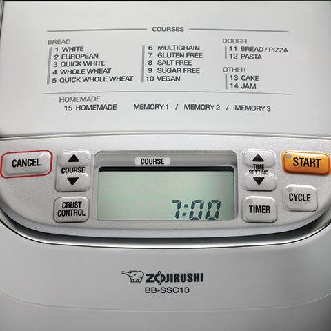 Home Bakery Maestro® Breadmaker BB-SSC10 – Zojirushi Online Store