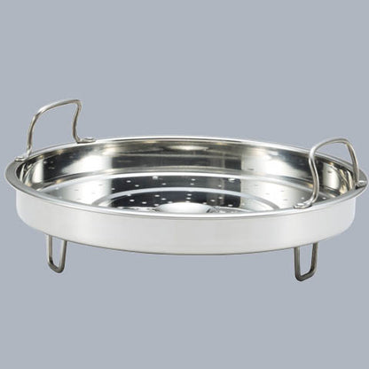 Stainless steel steaming basket included