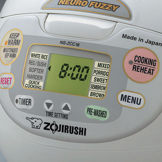 Neuro Fuzzy® Rice Cooker & Warmer NS-ZCC10/18 – Zojirushi Online Store