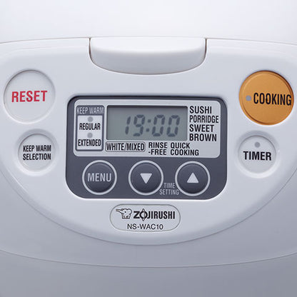 Micom Rice Cooker & Warmer NS-WAC10/18 – Zojirushi Online Store