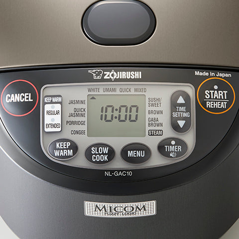 Umami® Micom Rice Cooker & Warmer NL-GAC10/18 – Zojirushi Online Store