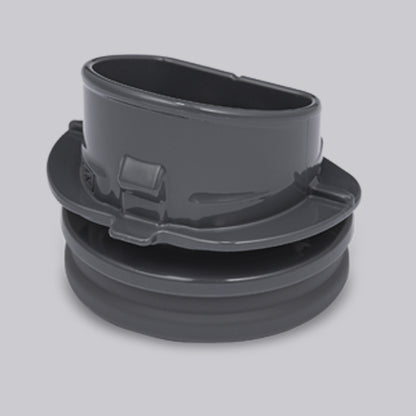 Leak-proof*** one-piece stopper with integrated gasket (***when used properly according to the instruction manual)
