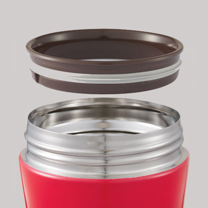 ZOJIRUSHI Stainless Steel Food Jar 260ml Cherry Red SW-GC26-RA