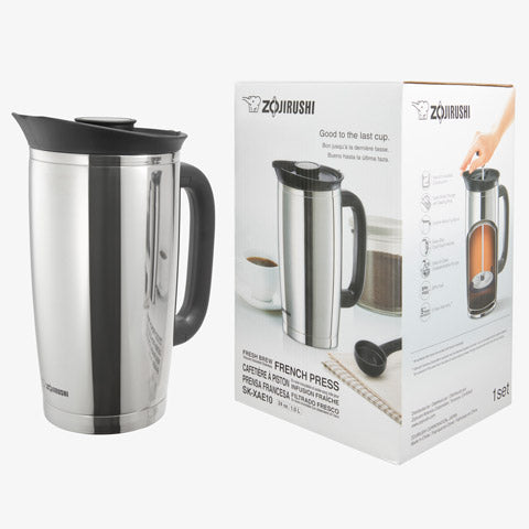 French Press Cafetière, Stainless steel & Insulated