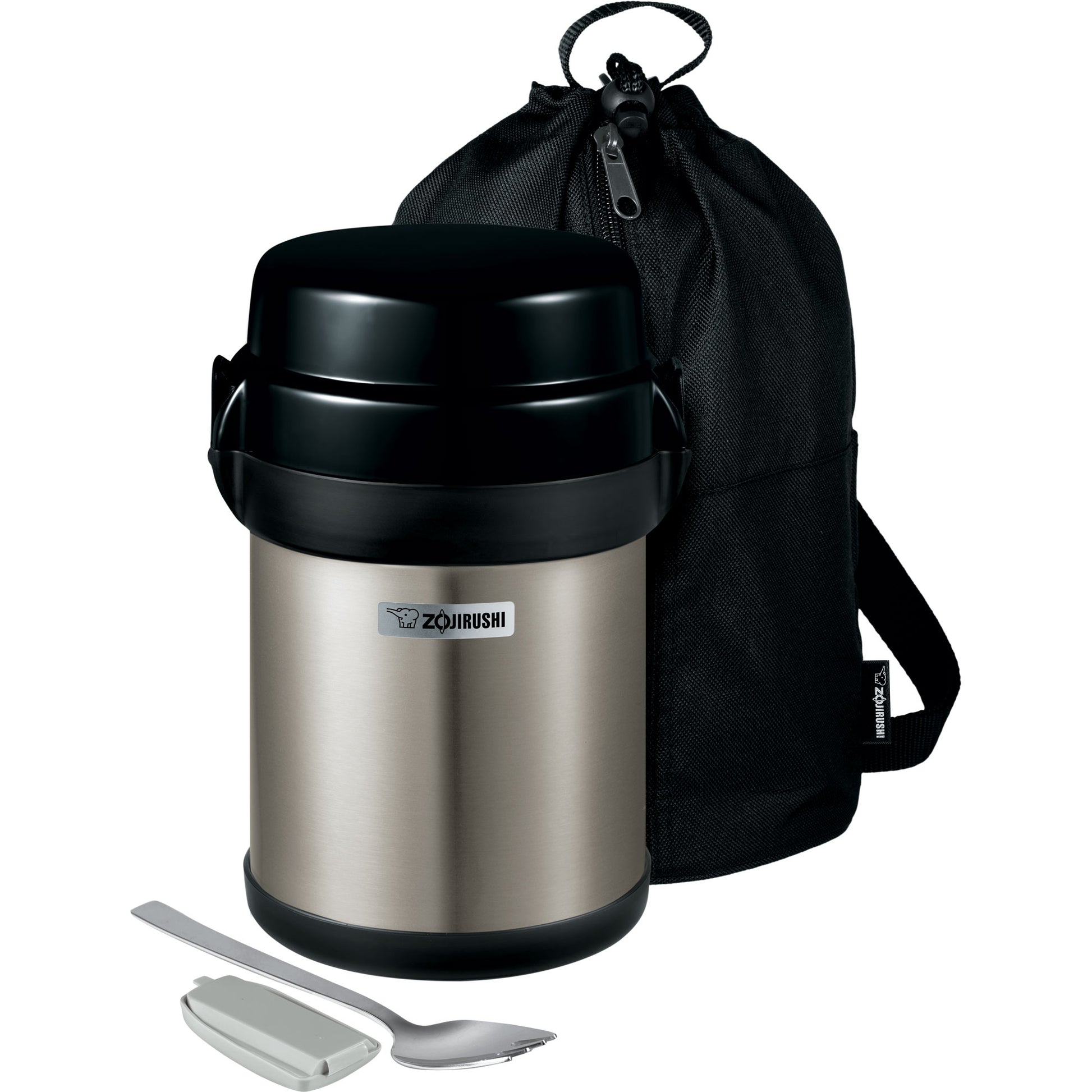 Portable 18/8 Stainless Steel Insulated Lunch Box With Bag & Spoon