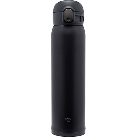 Zojirushi Sm-Wa36-Ba Water Bottle, One-Touch Stainless Steel Mug, Seamless, 1.2 fl oz (0.36 L), Black