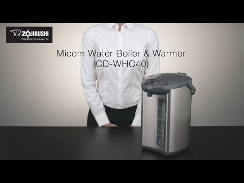 Zojirushi Micom Water Boiler (5-Liter, Metallic Black) with Cleaner and  Tumbler