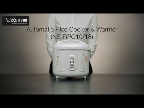 Zojirushi NS-RPC18HM Rice Cooker and Warmer, 10-Cup (Uncooked), Metallic  Gray