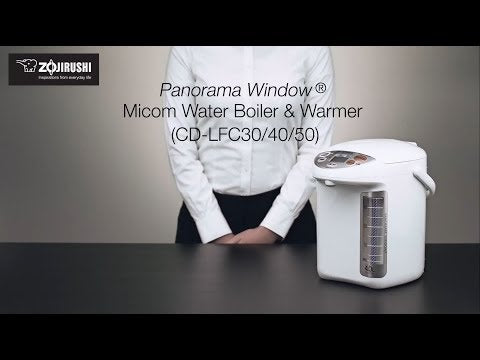 Zojirushi Panorama Window Micom Water Boiler & Warmer 4 L. White