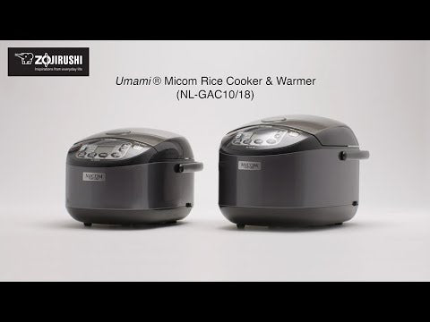 Umami® Micom Rice Cooker & Warmer NL-GAC10/18 – Zojirushi Online Store