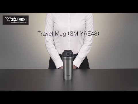 Zojirushi 16oz Stainless Steel Travel Mug SM-ZA48BM - Slate Black