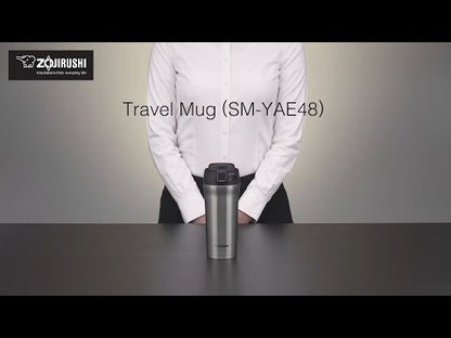 Zojirushi Stainless Steel Travel Mug, 16 oz, Dark Cocoa