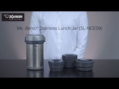 Zojirushi Mr. Bento Stainless Lunch Jar  Zojirushi, Cold lunches, Great  lunch ideas