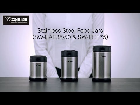 Zojirushi SW-FBE75XA Stainless Steel Lunch Jar, 25-Ounce, Stainless