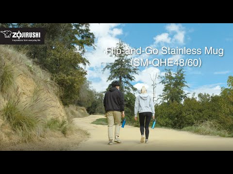 Zojirushi SM-QHE48 Flip-and-Go Stainless Mug 16-Ounce