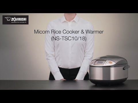 Zojirushi Micom 5.5-Cup Rice Cooker and Warmer Stainless Brown NS-TSC10XJ -  Best Buy